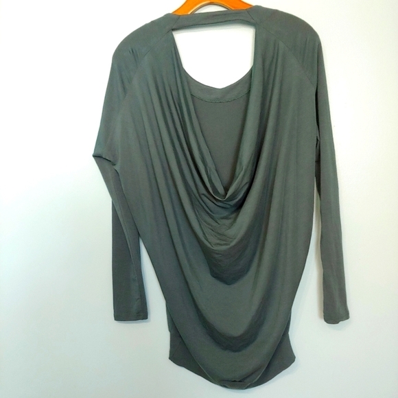 Aritzia Wilfred XXS Open Back Tunic Teal Green - Picture 5 of 11